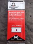 66-0412 012-100 American Line Single Edge Razor Blades Pack