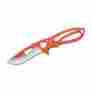 0141ors Buck Knives Paklite Fixed Knife Large Skinner Orange Traction Coat 033753118920