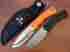 0679org Buck Knives Bucklite Max Fixed Knife Large Orange Guthook 033753120664