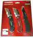 1001830850 Husky 3-piece Knife Set Two Utility Knives And One Lockback
