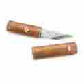 156161 Shozon 3 4 Damascas Knife With Pagoda Wood Scabbord