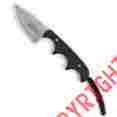 2.125 2387 Crkt Black Resin Folts Plain Edge Bead Blast Bowie Folding Knife 794023238709