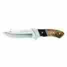 22-41783 Gerber Tools Large Fixed Blade Burl Wood 9.9 Knife W Gut Hook Tip 013658417830