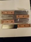40210 Hyde Pieces New Hacking Knife With Leather Handle Long Overall