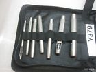 40869 Case Cmt Metal Hollow Leather Punch Set High Carbon Steel