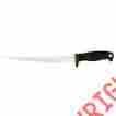 1259x 420j2 Kershaw Fillet Fixed Knife 9 Plain Trailing Point Stainless Steel B 087171125909