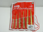 5805 Grizzly Industrial 6 Piece Brass Punch Set 690550158056 5805 Grizzly Industrial 6 Piece Brass Punch Set 690550158056