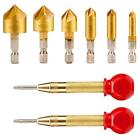 605668210824 Homtable Center Punches Pack Automatic Hole Marker Scriber 605668210824 Homtable Center Punches Pack Automatic Hole Marker Scriber