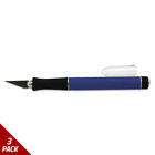 X3000 638889184629 Hobby Knife Three Blades Black Pack