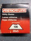 66-0458 American Line New Mm Utility Knife Blades Count