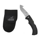 6932 Gerber Gator Folding Knife 3.75 Plain Blade With Gut Hook Ballistic Black 013658069329