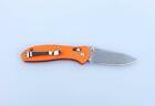 G7392 6955800402285 Ganzo Survival Folding Knife Stonewashed Blade Black Waved