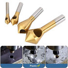 734678268157 Unbranded Chamfer Countersink Deburring Drill Bits Set Crosshole