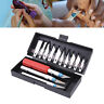 756926386635 Unbranded Hobby Knife Set Assorted Razor Blades Hand