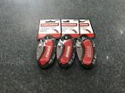 9-38000 Craftsman Set Of Folding Lockback Utility Knife Red 9-38000 Craftsman Set Of Folding Lockback Utility Knife Red