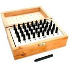 95415wbt Se Number Letter Punches In Wood Box Metal Stamp Die