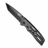 980005 Cat Folding Knife Black Stainless Steel Blade 028907494647