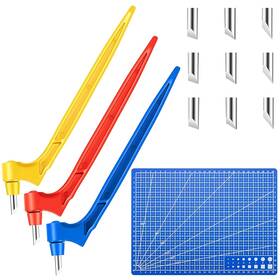 Abizarch 280979719453 Craft Cutting Tools Kit Set Of 3 360 Degree Rotating Art Cutti