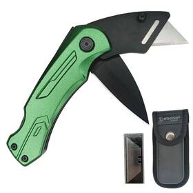 Uk-007-g Abobo Edge Heavy Duty Folding Utility Knife Double Blade/box Cutter/work Knife/shop Knif