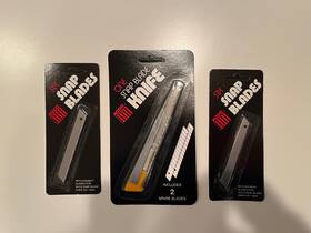 71620 Acco Snap Blade Knife Box Cutter With 2 Replacement Packs Model