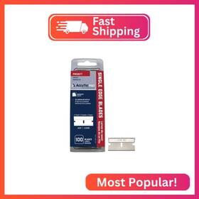 Apbl-7065-disp Accutec Pro Single Edge Aluminum Backed Razor Utility Blades With Display - 100 Apbl-7065-disp Accutec Pro Single Edge Aluminum Backed Razor Utility Blades With Display - 100
