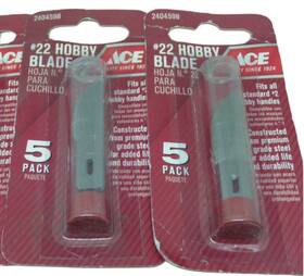 Te01-223ace Ace #22 Hobby Blade 244598 2 Packs 10 Blades Craft Knife New Te01-223ace Ace #22 Hobby Blade 244598 2 Packs 10 Blades Craft Knife New
