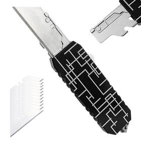 Ainhue Aq37 Premium Utility Knife Quick Change Blade Retractable Heavy Duty Box Cut