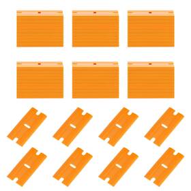 Amy-109 Aleric 200pieces Plastic Razor Blades Double Edged Blade For Scraper Safet