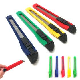Alltopbargains Atb-16736 16 Knife Utility Box Cutter Retractable Snap Off Lock Razor Sharp Blade Tool