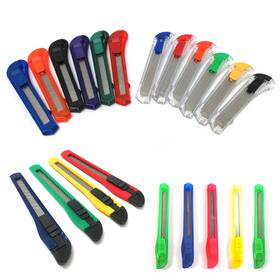 Alltopbargains Atb-csbzc001-30112uc-pcs Lot Of 120 Retractable Utility Knife Box Cutter With Snapoff Razor Sharp Blade