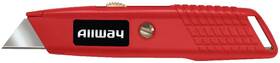 Allway 037064079901 Slk Retractable Utility Knife With Steel Slider And 3 Blades