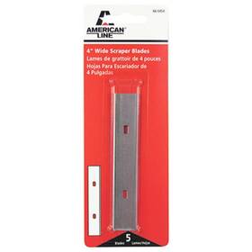 American Line 024500664548 Safety Razor Wide Scraper Replacement With 5 Blades Refills High Carbon Steel Bl