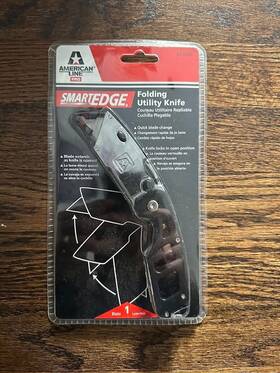65200 American Safety Razor Line Pro Folding Utility Knife Smartedge