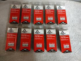 66032 Amrican Line Single Edge Razor Blades .009 Steel Back American Carbon 1000 66032 Amrican Line Single Edge Razor Blades .009 Steel Back American Carbon 1000