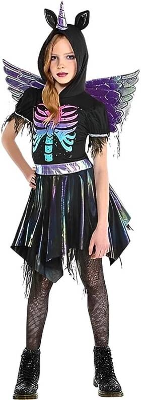 Amscan 192937168202 Zombie Unicorn Girl Halloween Costume Set - Stunning Extra Large Amscan 192937168202 Zombie Unicorn Girl Halloween Costume Set - Stunning Extra Large