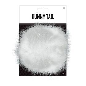 840635 Amscan Fluffy White Bunny Tail - Premium Polyester Perfect Pack Of 6