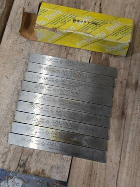 86-259 Armstrong Hss Cut-off Blade 3/32 X 5/8 M-2 Usa 10 Pc Lot Nos