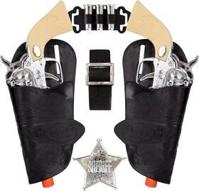 Ac-861 Artcreativity Cowboy Toy Gun Holster And Belt 9 Piece Set For Kids. 2