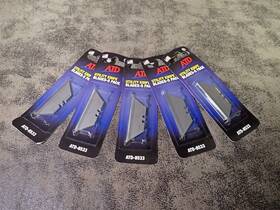 Atd-8533 Atd Tools New 5 Pack Utility Knife Blade Lot Of Bn384 Atd-8533 Atd Tools New 5 Pack Utility Knife Blade Lot Of Bn384