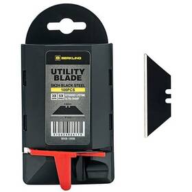 Sk2h Berkling 670924924173 Utility Knife Blades 100 Pcs With Dispenser Laser Sharpened Hardened Bl