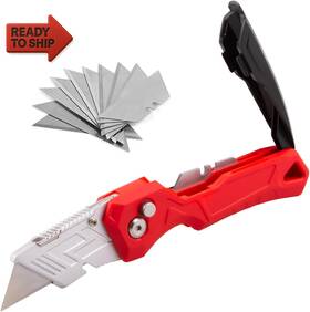 Besosay 744759929679 Box Cutter With Blade Storage Design Heavy Duty Folding Utility Knife 10 E Besosay 744759929679 Box Cutter With Blade Storage Design Heavy Duty Folding Utility Knife 10 E