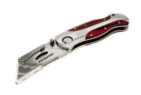 Bessey 798762679250 D-bkwh Quick-change Folding Utility Knife - Wood Grain Handle One Color