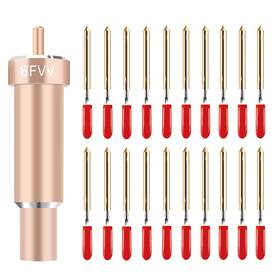 F-56019-ac Bfvv Blade Holder Base With 20 Pcs Cutting Blades 45 Degree For Roland P