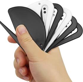 Es-010 Binarysky 6pcs Trendy Envelope Slitter Letter Opener - Sharp Small Black/white