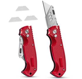 11153-11154 Birdrock Home Premium Folding Utility Knife Small Compact Pocket Box Cutter Too 11153-11154 Birdrock Home Premium Folding Utility Knife Small Compact Pocket Box Cutter Too