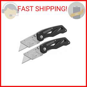 Bdht10001 Black Decker Utility Knife Folding 2 Pack