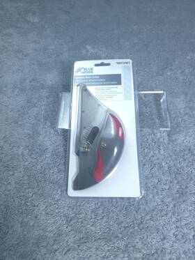 0073101 Blue Hawk Cushion Back Cutter Carpet Tool #0073101 Metal Handle Cutting Blade