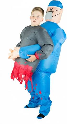 Bodysocks 5060298047328 Scary Doctor/surgeon Inflatable Costume For Kids Age 6