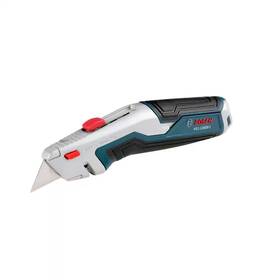 Bosch 313099867820 Retractable Utility Knife With Cushioned Slide Button Integrated Blade Storage