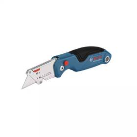 Bosch 705353545788 Folding Utility Knife With Integrated Blade Storage Thumb Rest And Includes Be